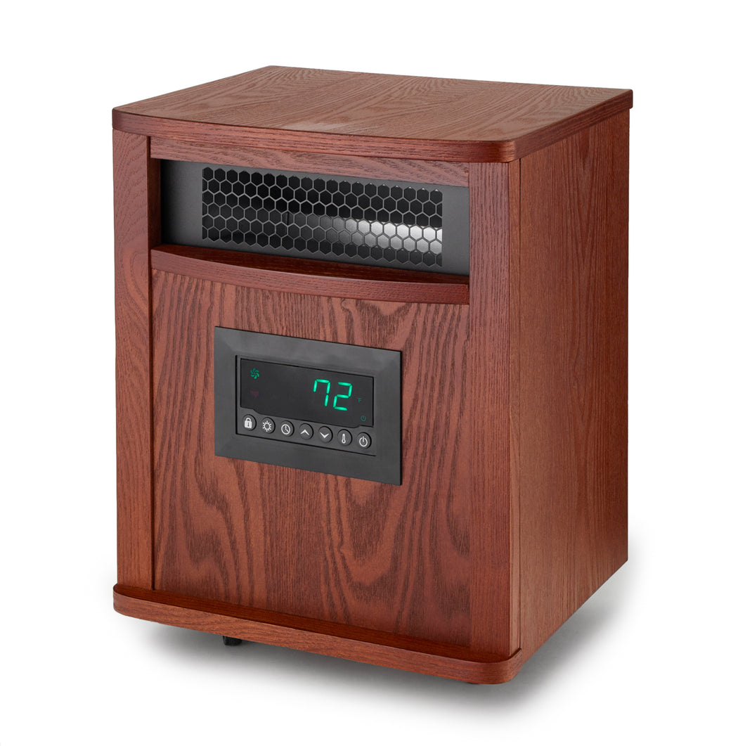 Lifesmart ZCHT1097US 6 Element 1500W Portable Infrared Quartz Mica Space Heater