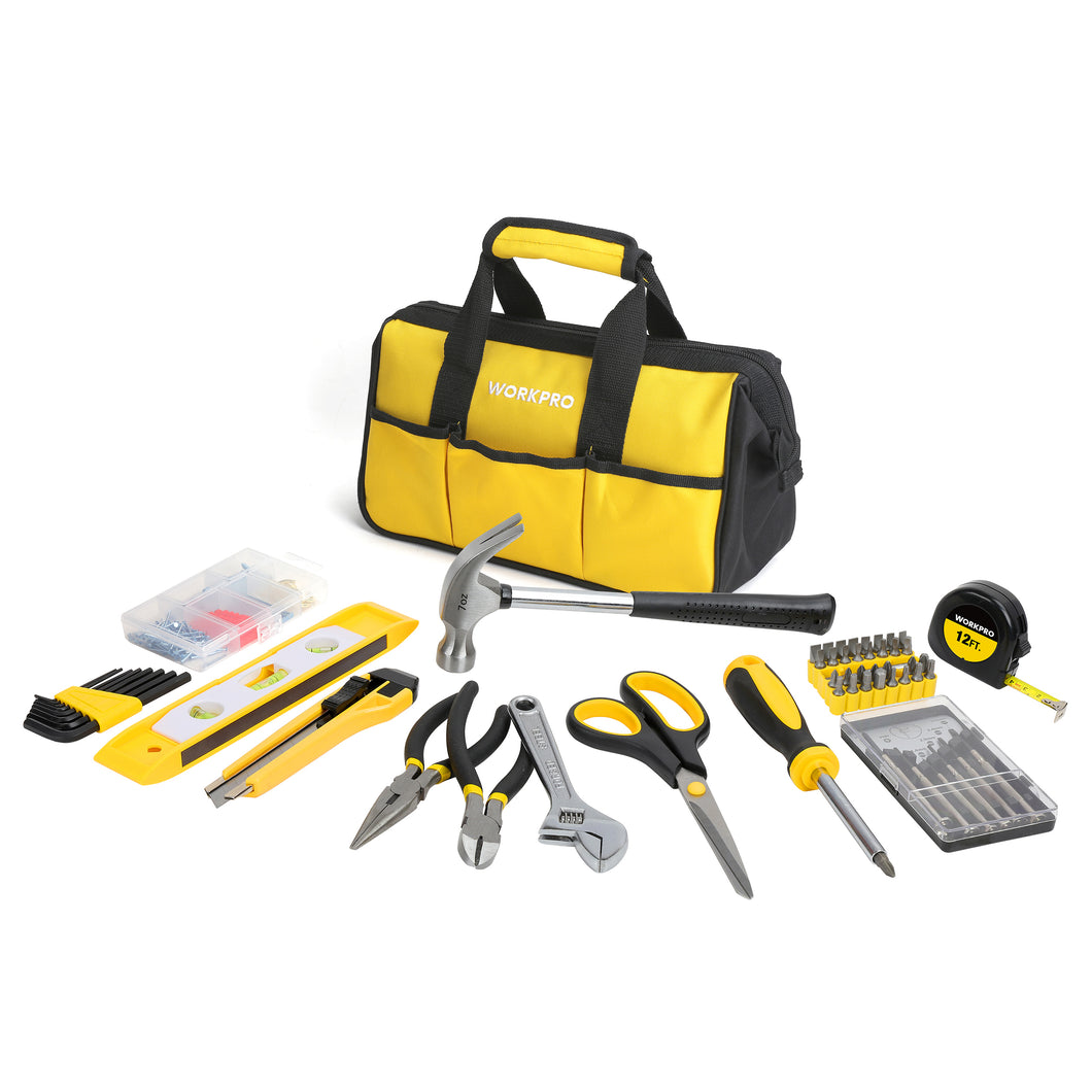 WorkPro 199-Piece Home Repair Tool Kit